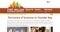 Desktop Screenshot of fortwilliambusinessdistrict.com