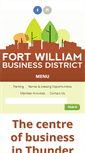 Mobile Screenshot of fortwilliambusinessdistrict.com